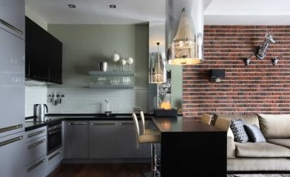 Отделка стен на кухне: 205+ Фото Вариантов (панели, ламинат, штукатурка). Как сочетать практичность с эстетикой?