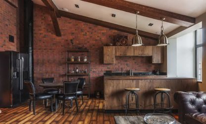 Отделка стен на кухне: 205+ Фото Вариантов (панели, ламинат, штукатурка). Как сочетать практичность с эстетикой?