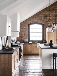 Отделка стен на кухне: 205+ Фото Вариантов (панели, ламинат, штукатурка). Как сочетать практичность с эстетикой?