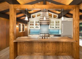 Отделка стен на кухне: 205+ Фото Вариантов (панели, ламинат, штукатурка). Как сочетать практичность с эстетикой?