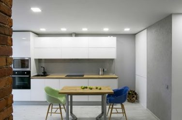 Отделка стен на кухне: 205+ Фото Вариантов (панели, ламинат, штукатурка). Как сочетать практичность с эстетикой?