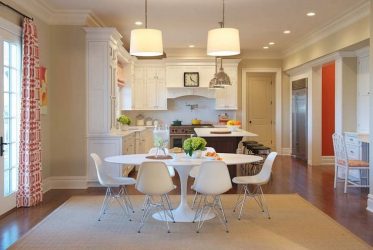 Овальный стол на кухне – Универсальный вариант для любого интерьера (210+ Фото раздвижных, стеклянных и деревянных моделей)