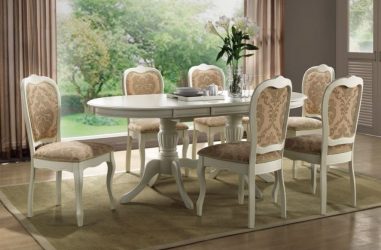 Овальный стол на кухне – Универсальный вариант для любого интерьера (210+ Фото раздвижных, стеклянных и деревянных моделей)