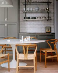 Овальный стол на кухне – Универсальный вариант для любого интерьера (210+ Фото раздвижных, стеклянных и деревянных моделей)