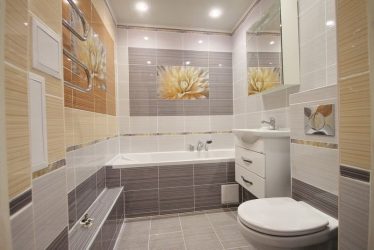 Варианты панно из плитки для ванной комнаты: 185+ (Фото) Вариантов на стену