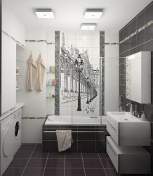 Варианты панно из плитки для ванной комнаты: 185+ (Фото) Вариантов на стену