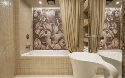 Варианты панно из плитки для ванной комнаты: 185+ (Фото) Вариантов на стену