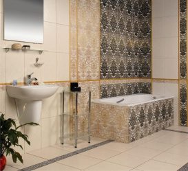 Варианты панно из плитки для ванной комнаты: 185+ (Фото) Вариантов на стену