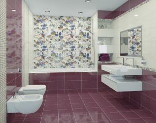 Выбираем плитку для маленькой ванной комнаты. Оптимальное сочетание стиля и дизайна, ТОП-10 решений + 150 ФОТО