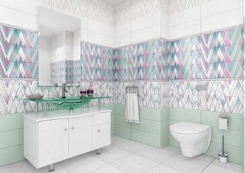 Выбираем плитку для маленькой ванной комнаты. Оптимальное сочетание стиля и дизайна, ТОП-10 решений + 150 ФОТО