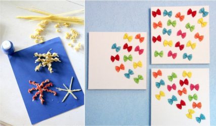 Шаблоны Поделок из крупы и макарон для детей своими руками (185+ Фото) — Оригинальное решение Украшения дома и не только