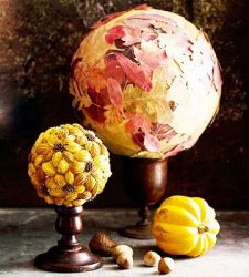 Изготовление поделок из сухих листьев на листе бумаги А-4 Своими руками + Мастер-класс: гербарий для декора