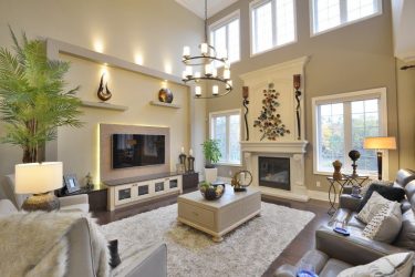 Полка для телевизора на стену (295+ Фото): Нюансы оформления (навесная, угловая, стеклянная)