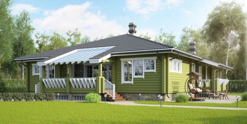 Проекты одноэтажных домов из бруса: Правила оформления, достоинства и недостатки