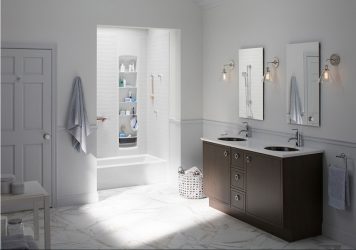 Мебель для ванной комнаты: Особенности выбора Раковины с тумбой  — как не ошибиться? (190+ Фото)