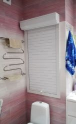 Рольставни в туалет — Выбор современного человека. 70+ (Фото) вариантов и нюансы их установки