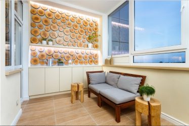 Дизайн Балкона со шкафом – экономим пространство квартиры (165+ Фото). Как сделать красивый Шкаф своими руками?