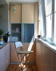 Дизайн Балкона со шкафом – экономим пространство квартиры (165+ Фото). Как сделать красивый Шкаф своими руками?