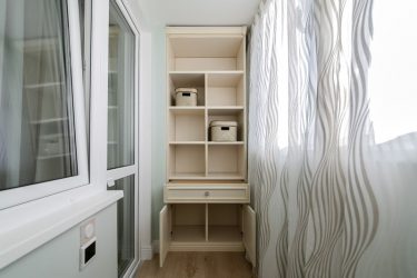 Дизайн Балкона со шкафом – экономим пространство квартиры (165+ Фото). Как сделать красивый Шкаф своими руками?
