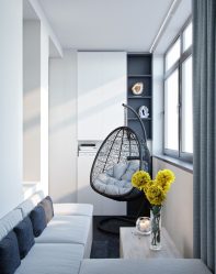 Дизайн Балкона со шкафом – экономим пространство квартиры (165+ Фото). Как сделать красивый Шкаф своими руками?