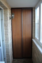 Дизайн Балкона со шкафом – экономим пространство квартиры (165+ Фото). Как сделать красивый Шкаф своими руками?