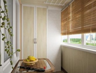 Дизайн Балкона со шкафом – экономим пространство квартиры (165+ Фото). Как сделать красивый Шкаф своими руками?