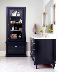 Шкаф-пенал для ванной (130+ Фото): Модели, о которых Вы еще не знали (напольный, угловой, подвесной)