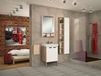 Шкаф-пенал для ванной (130+ Фото): Модели, о которых Вы еще не знали (напольный, угловой, подвесной)