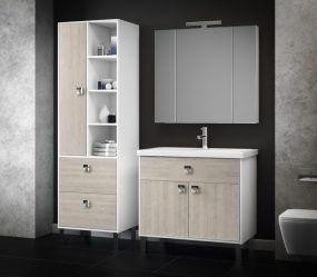 Шкаф-пенал для ванной (130+ Фото): Модели, о которых Вы еще не знали (напольный, угловой, подвесной)