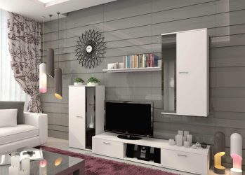 Красивый шкаф-стенка в Гостиную: 140+ Фото больших и модульных Стенок