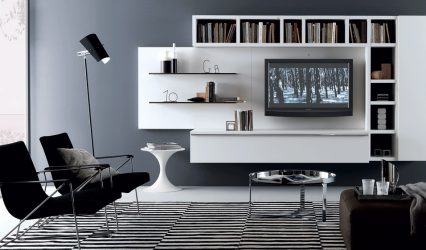 Красивый шкаф-стенка в Гостиную: 140+ Фото больших и модульных Стенок