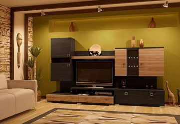 Красивый шкаф-стенка в Гостиную: 140+ Фото больших и модульных Стенок