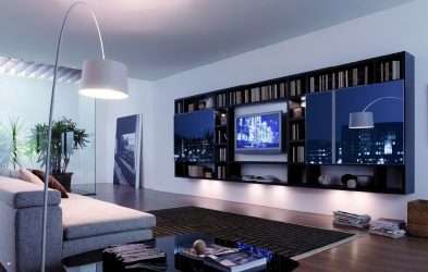 Красивый шкаф-стенка в Гостиную: 140+ Фото больших и модульных Стенок