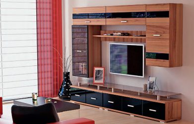 Красивый шкаф-стенка в Гостиную: 140+ Фото больших и модульных Стенок