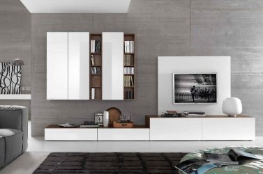 Красивый шкаф-стенка в Гостиную: 140+ Фото больших и модульных Стенок
