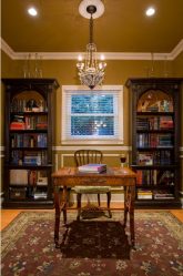 Книжные шкафы со стеклянными дверцами — 170+ (Фото) Вариантов моделей