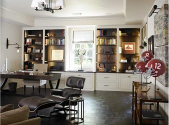 Книжные шкафы со стеклянными дверцами — 170+ (Фото) Вариантов моделей