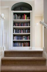 Книжные шкафы со стеклянными дверцами — 170+ (Фото) Вариантов моделей