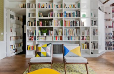 Книжные шкафы со стеклянными дверцами — 170+ (Фото) Вариантов моделей