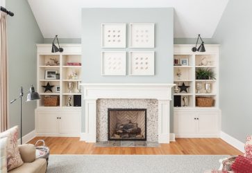 Книжные шкафы со стеклянными дверцами — 170+ (Фото) Вариантов моделей