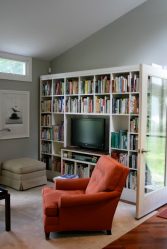 Книжные шкафы со стеклянными дверцами — 170+ (Фото) Вариантов моделей