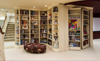 Книжные шкафы со стеклянными дверцами — 170+ (Фото) Вариантов моделей