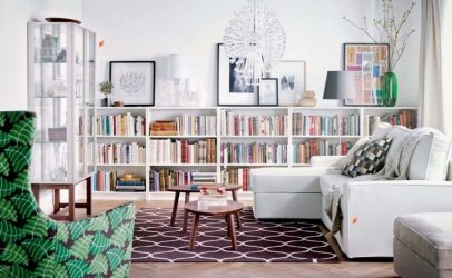 Книжные шкафы со стеклянными дверцами — 170+ (Фото) Вариантов моделей