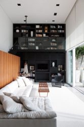 Книжные шкафы со стеклянными дверцами — 170+ (Фото) Вариантов моделей