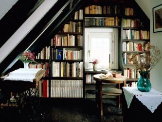 Книжные шкафы со стеклянными дверцами — 170+ (Фото) Вариантов моделей