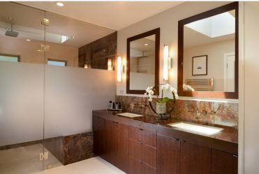 Шторки в ванную комнату: 175+ (Фото) Выбора для Вашего дизайна (тканевые, пластиковые,стеклянные)