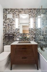 Шторки в Ванную Комнату: 175+ (Фото) Ткань/ Стекло/ Пластик