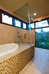 Шторки в ванную комнату: 175+ (Фото) Выбора для Вашего дизайна (тканевые, пластиковые,стеклянные)