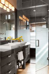 Шторки в ванную комнату: 175+ (Фото) Выбора для Вашего дизайна (тканевые, пластиковые,стеклянные)