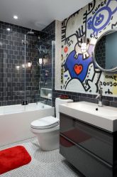 Шторки в ванную комнату: 175+ (Фото) Выбора для Вашего дизайна (тканевые, пластиковые,стеклянные)